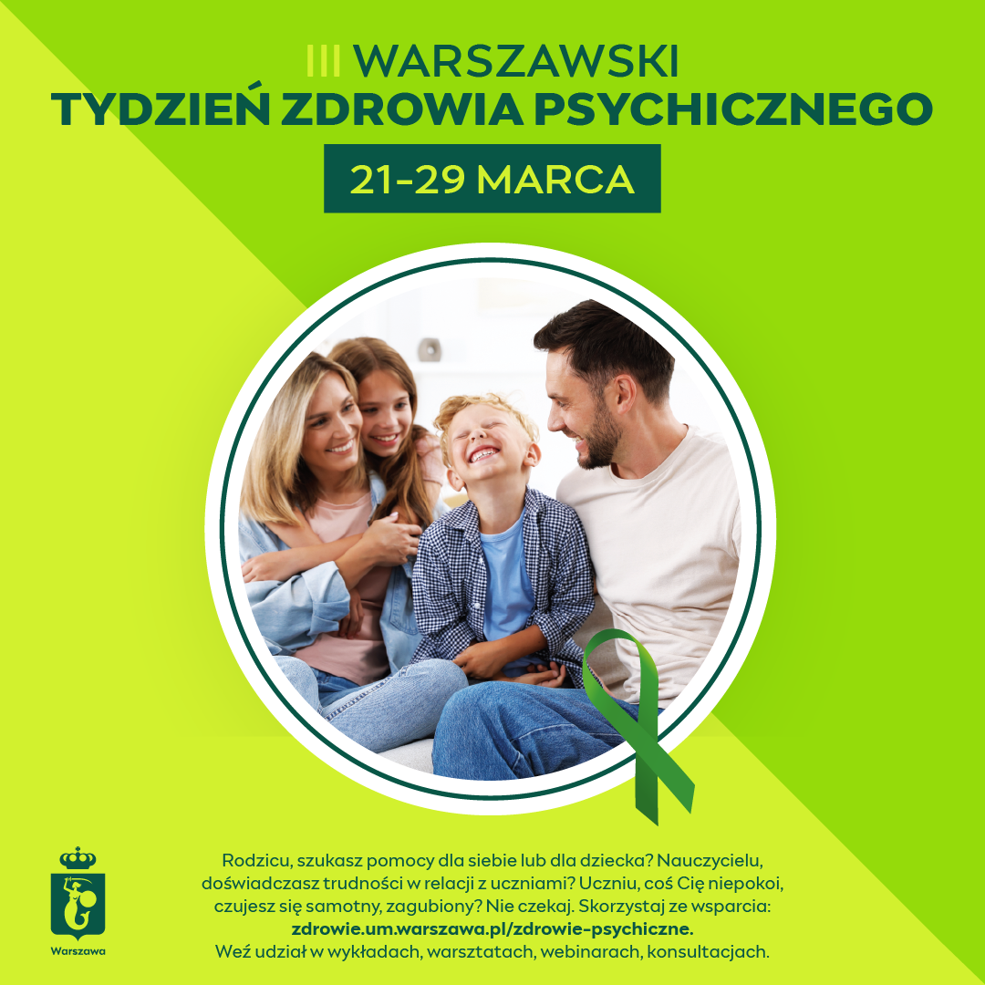 Tydzień Zdrowia psychicznego plakat